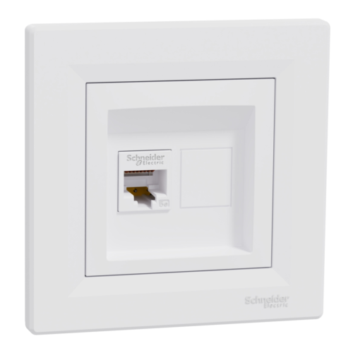 Компютърна розетка, RJ45 cat5e UTP - Schneider Asfora